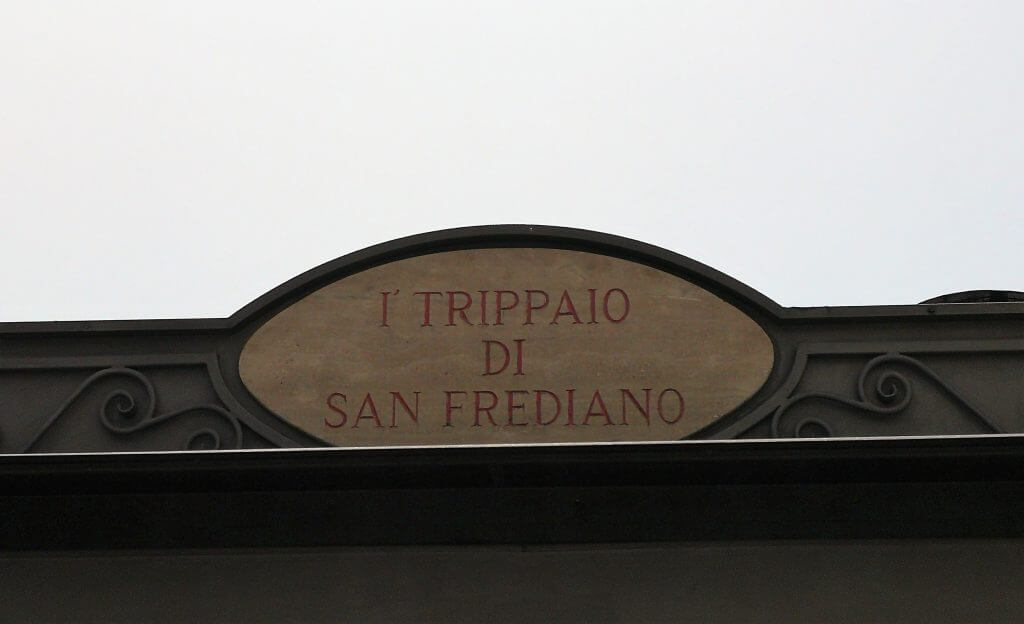 L'insegna del Trippaio di San Frediano a Firenze